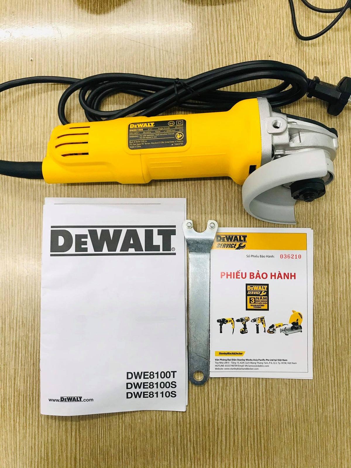 Máy Mài Góc Dewalt DWE8100 chính hãng