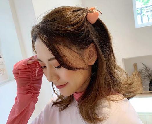 GẤP TÓC TRÁI TIM TAM GIÁC SANG CHẢNH