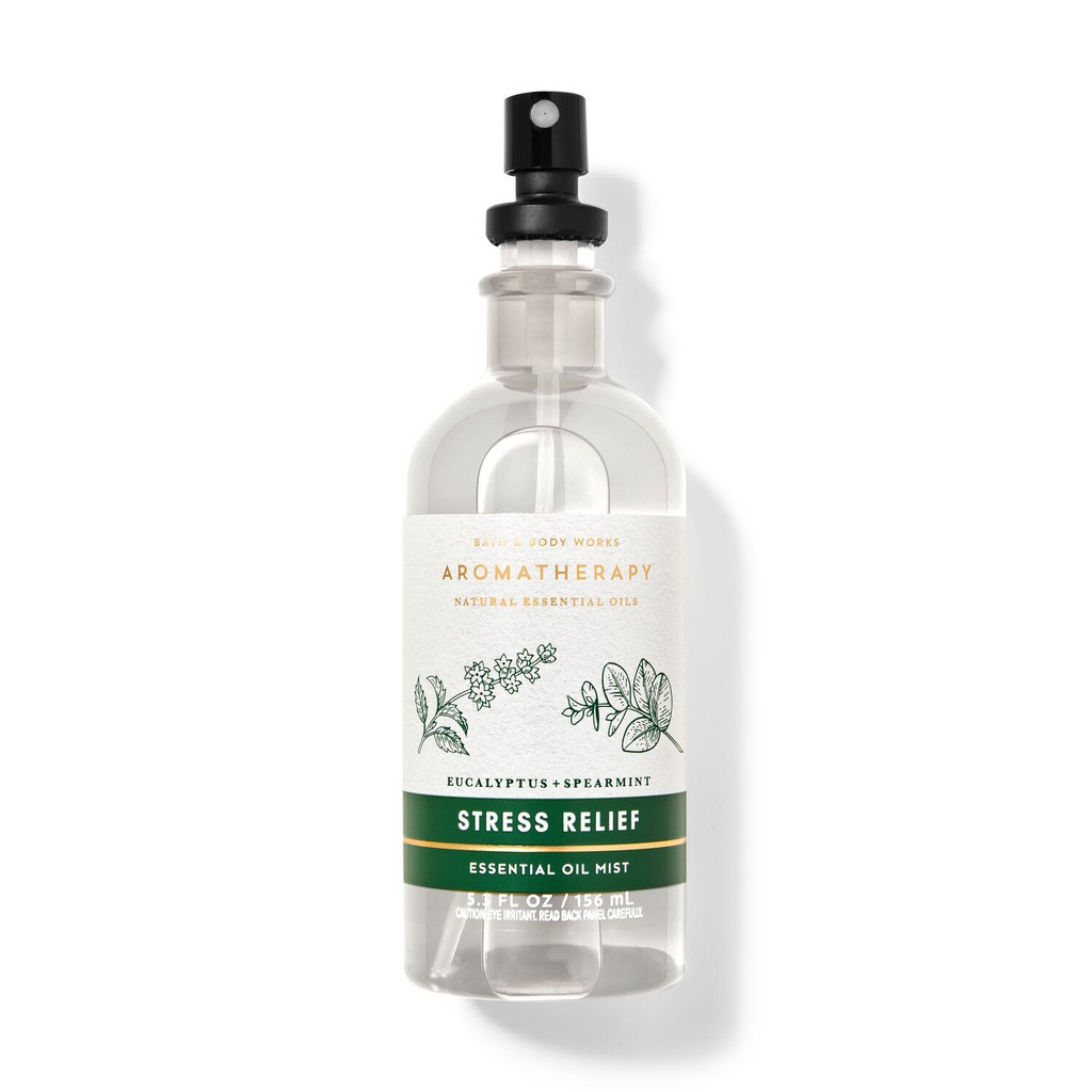 Xịt Thơm Gối thư giãn Bath & Body Works Eucalyptus+Spearmint 156ml