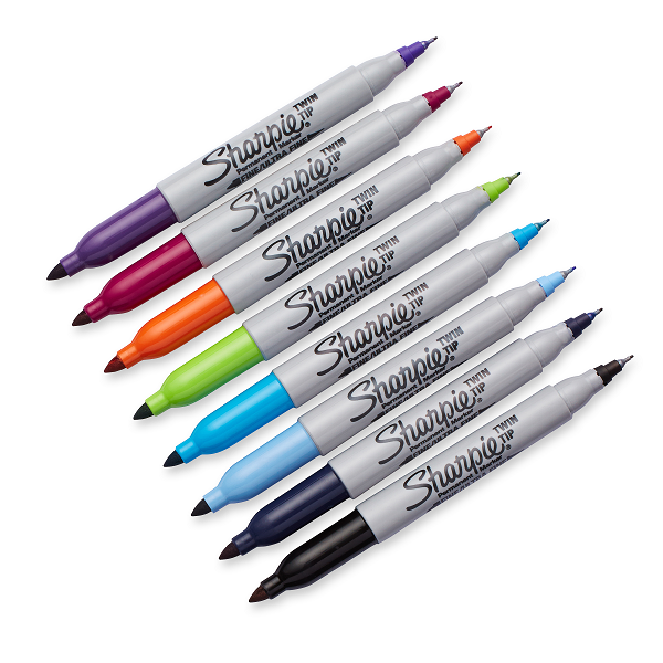 Bút lông dầu Sharpie Twin Tip Xanh Dương 32203
