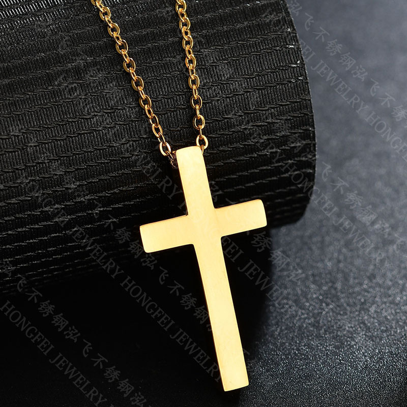 [HCM]Dây Chuyền Titan Thánh Giá  Cá Tính  Âu Mỹ NLCROSS08