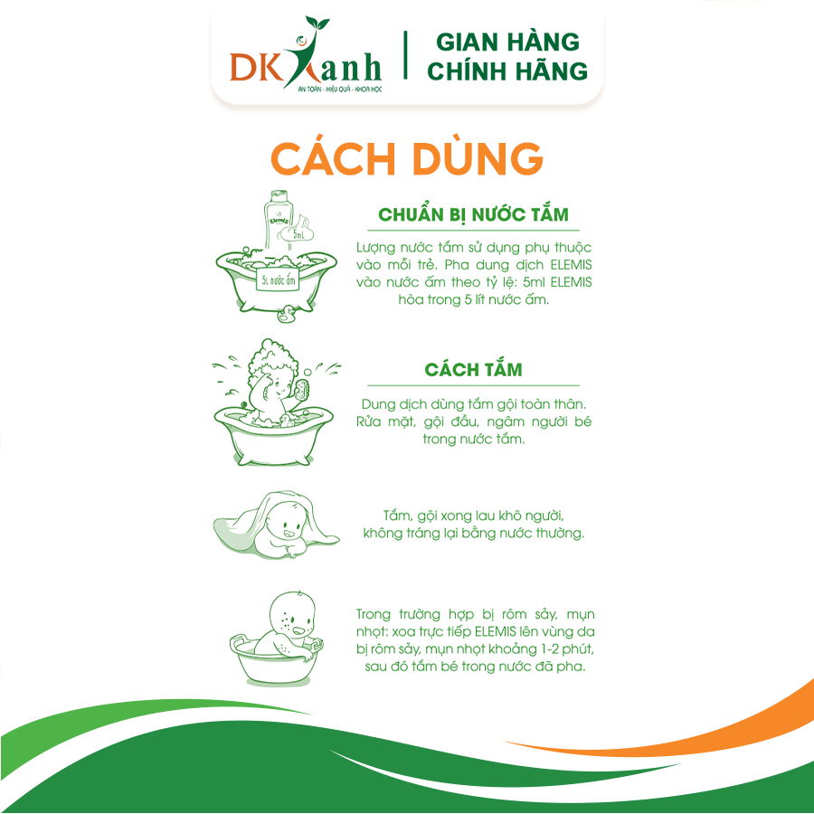 Nước tắm thảo dược Elemis dạng gói - DK Pharma