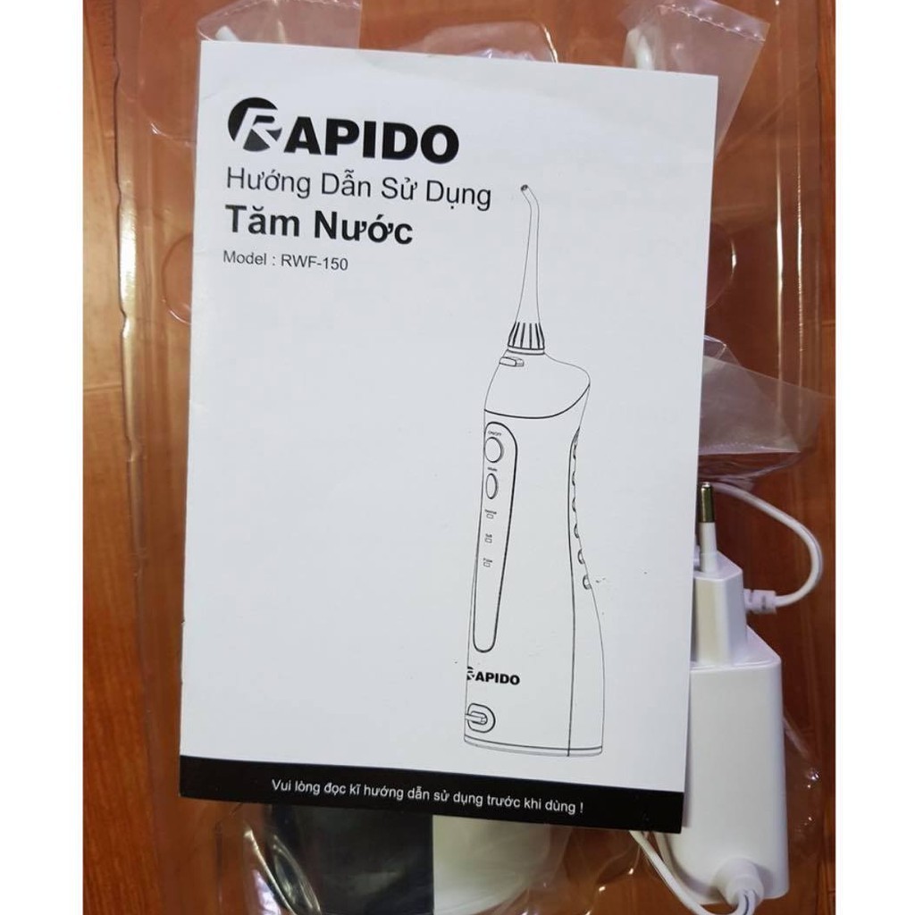 Tăm nước Rapido bảo hành 12 tháng