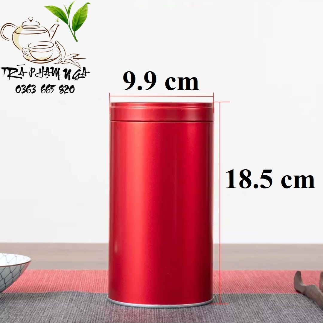 Hộp Đựng Trà, Hũ Đựng Trà, Lọ Đựng Trà, Cafe Và Thảo Mộc Khô, Chất Liệu THÉP CHỐNG RỈ (Hộp Màu Trơn - Không Hoa Văn) - Trà Thái Nguyên Phạm Nga