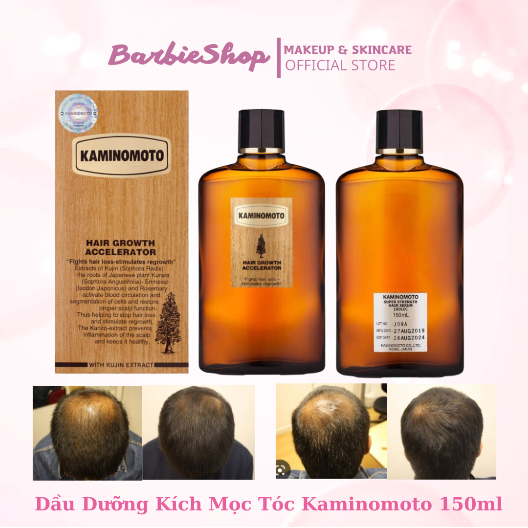 Tinh Dầu Kích Thích Mọc Tóc KAMINOMOTO HAIR GROWTH ACCELERATOR NHẬT BẢN [150ML] - Mẫu Mới Chai Nhựa