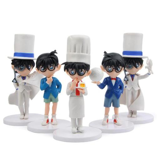 Mô hình thám tử conan - bộ 5 nhân vật cao 12cm
