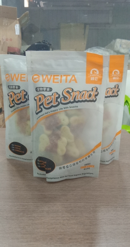 Snack - Bánh thưởng cho chó dạng cục xương vị gà (100 gam)