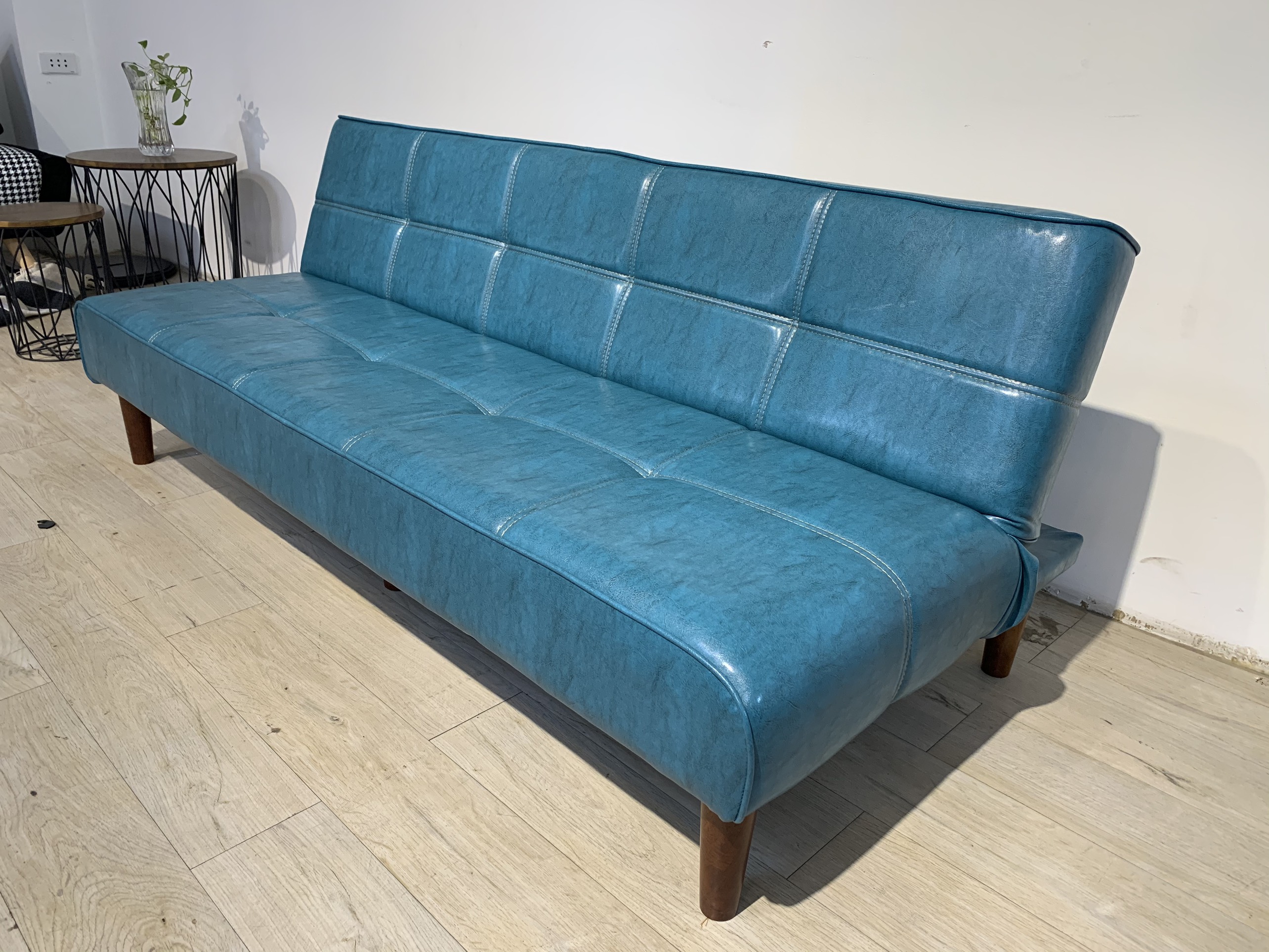 Ghế Sofa Giường BNS2021D-Xanh ngọc