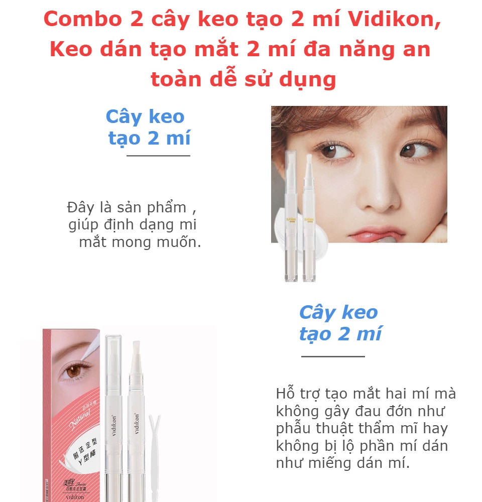 KEO TẠO MÍ MẮT HÀN QUỐC VK - 7060 [ Keo tạo 2 mí #Gel kích mí #Keo tao mi mat #Keo dán mí mắt #Keo kích mí]