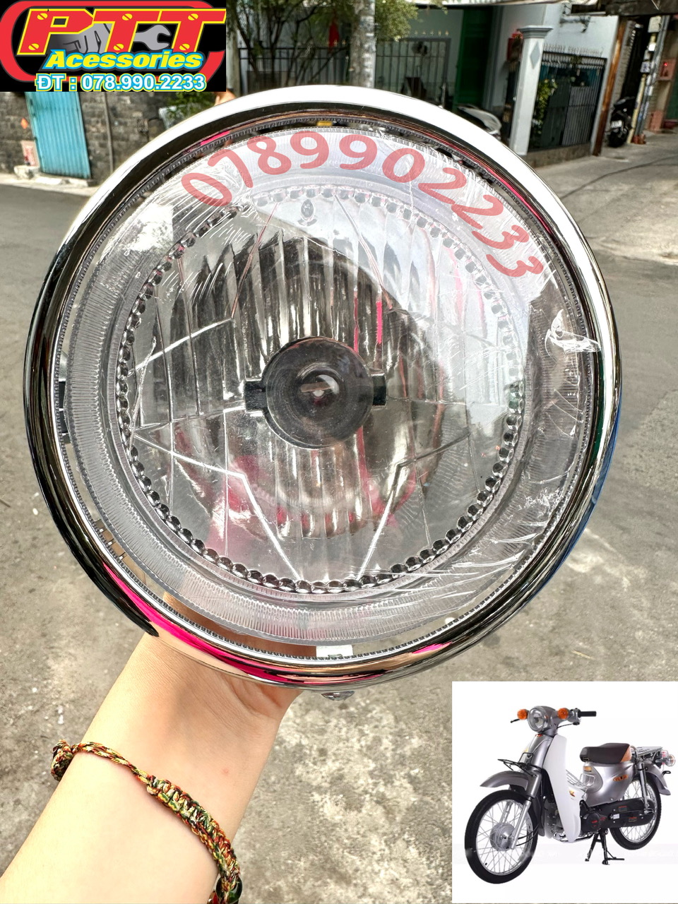 PHA ĐÈN XE CUB MỚI ( CUB TÂY Á )