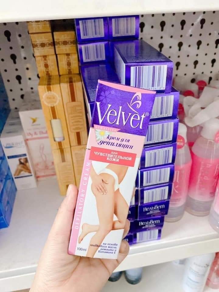 Kem tẩy lông Velvet Nga