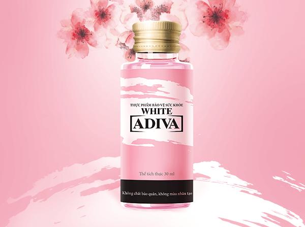 Tinh Chất Làm Đẹp Trắng Da ADIVA WHITE (Hộp 14 chai x 30 ml)