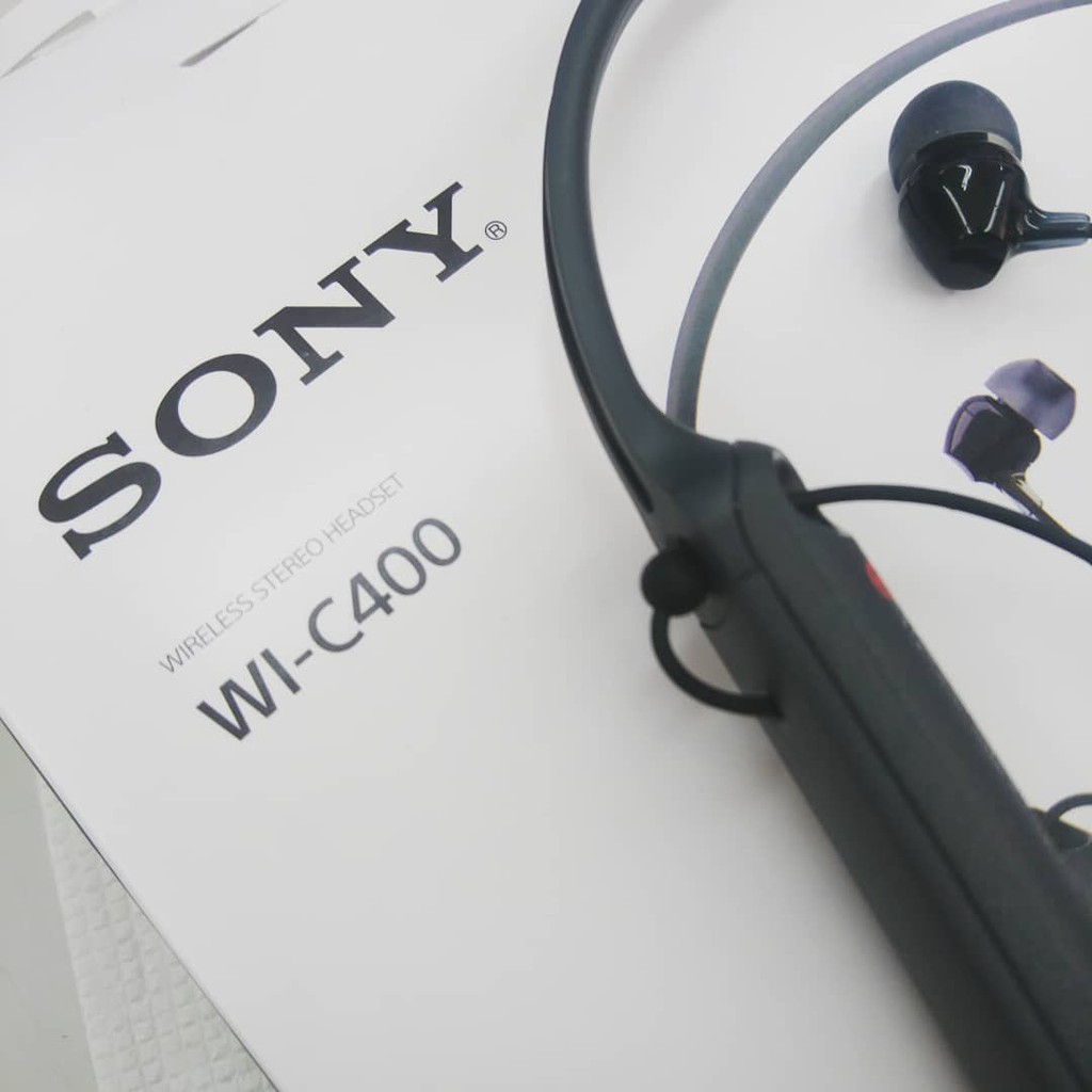 [HCM]Tai nghe không dây Sony WI C400 Micrô Bluetooth - Đen | HÀNG