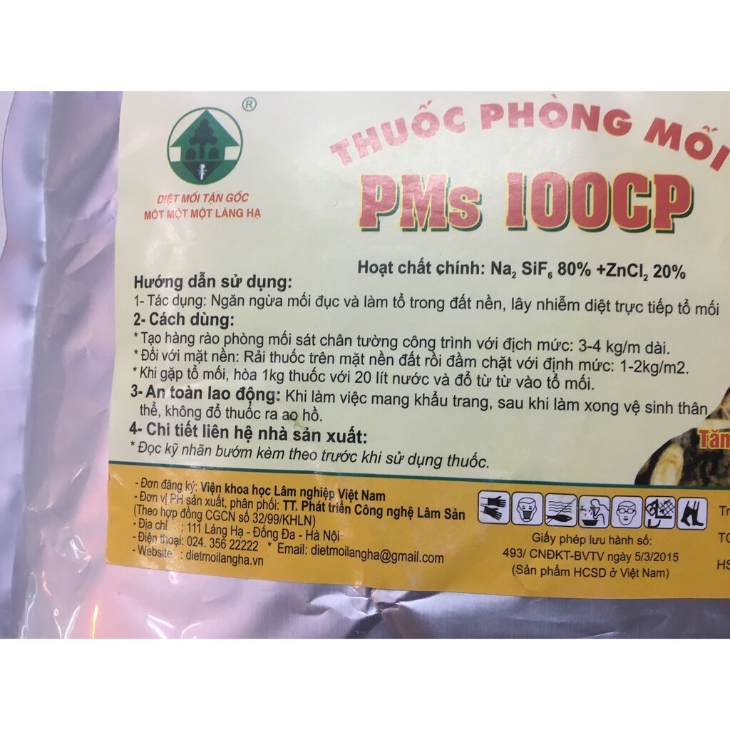 Bột chống mối PMS - 100 /2kg .