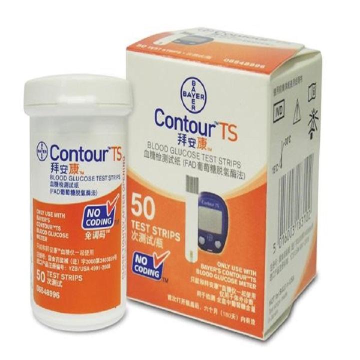 Que thử đường huyết contour TS (Hộp 50)