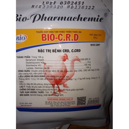 BIO CRD 100GR - KHÓ THỞ KHÒ KHÈ