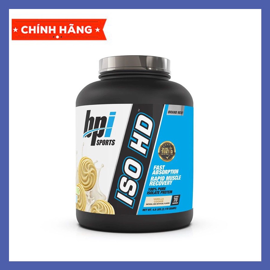 Sữa Tăng Cơ Bắp Bpi Bpisports Iso HD 5 Lbs  69 lần dùng  CHÍNH HÃNG