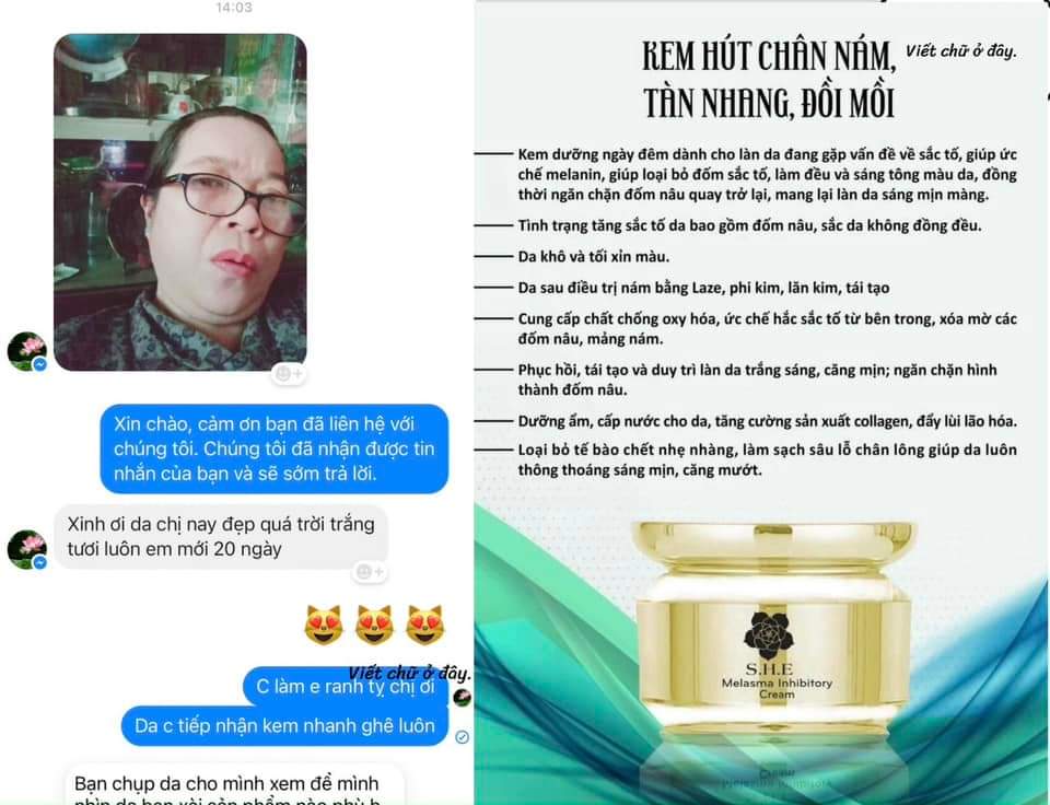 Kem Dưỡng Ức Chế Nám She