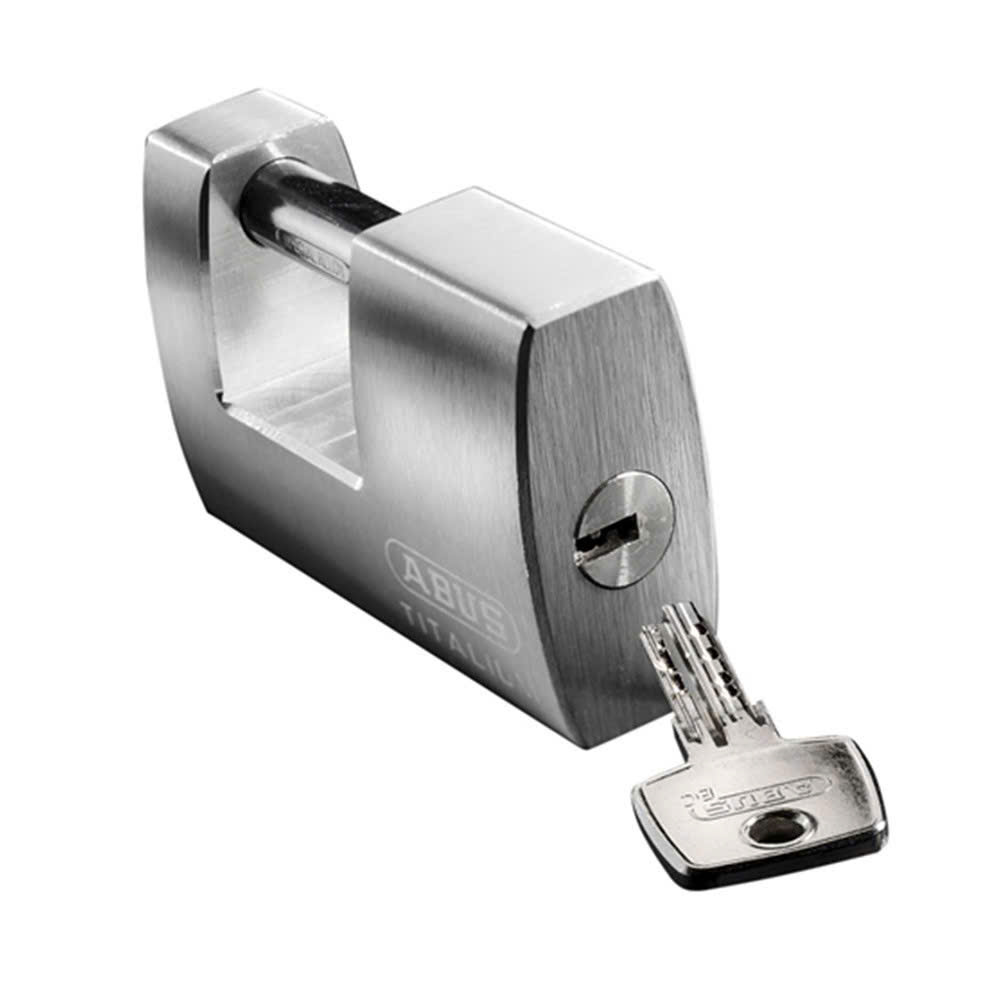 [Hcm]Abus 98Ti/70 Horizontal Lock Abus Titalium 98Ti/70Mm Lock with 4 High Quality Computerized Keys Very Good German Lock