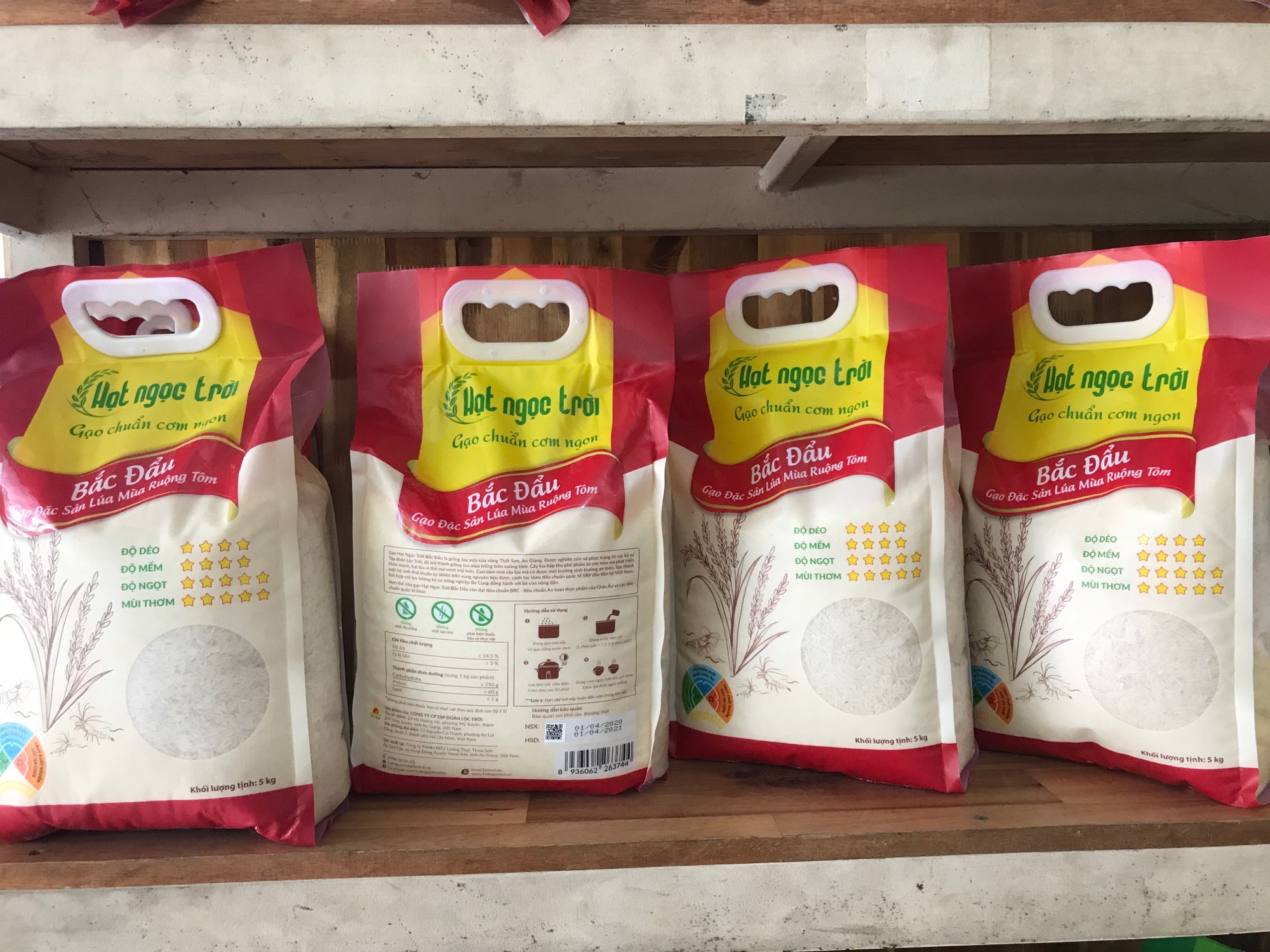 Gạo Hạt Ngọc Trời Tiên Nữ -Sản phẩm bán chạy nhất của HNT