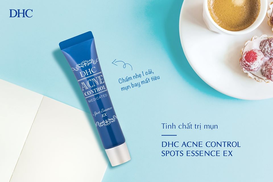 Tinh Chất Ngừa Mụn DHC Acne Control Spots Essence EX 15g (NHẬP KHẨU CHÍNH HÃNG)