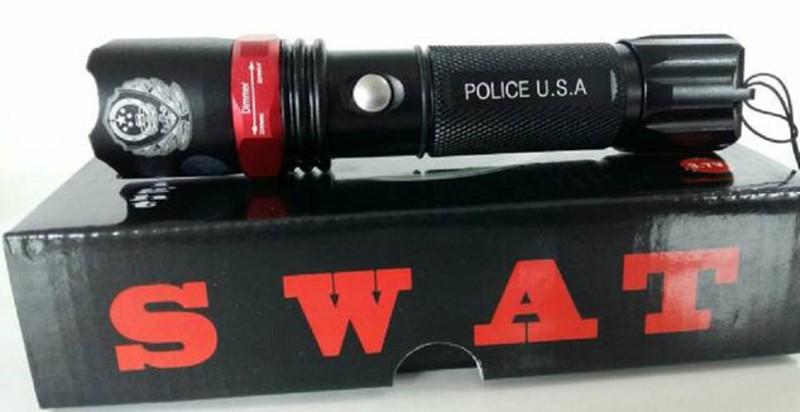 [HCM]Đèn Pin Led Siêu Sáng Police Swat usa full box đủ linh kiện đi kèm (loại 1 bao bềnsạc nhanhlâu hết)