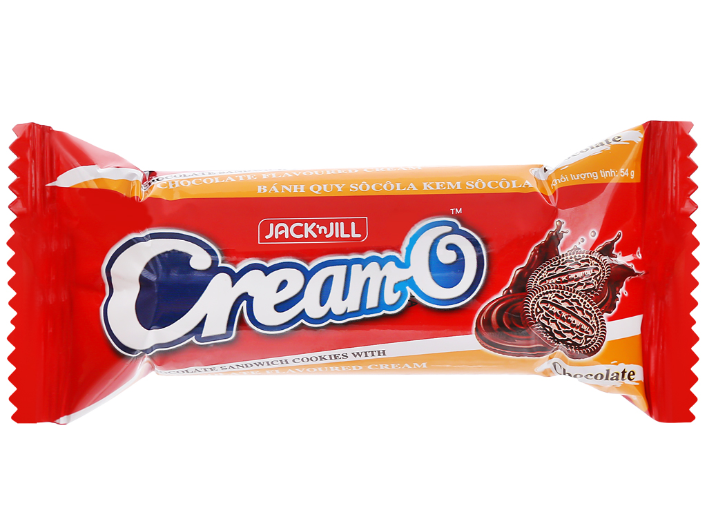 Bánh Quy Cream-O Sôcôla Kem Sôcôla (Cây 54g)