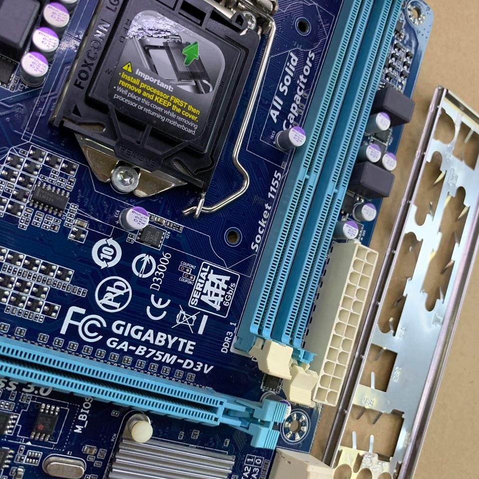 Mainboard Gigabyte B75M-D3V Socket 1155 Nguyên Zin