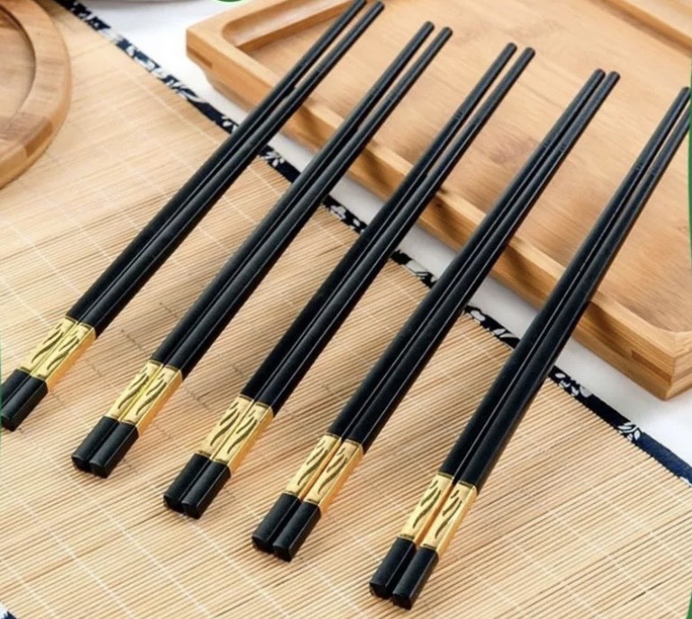 Combo 10 đôi đũa nhựa melanin cao cấp hàn quốc