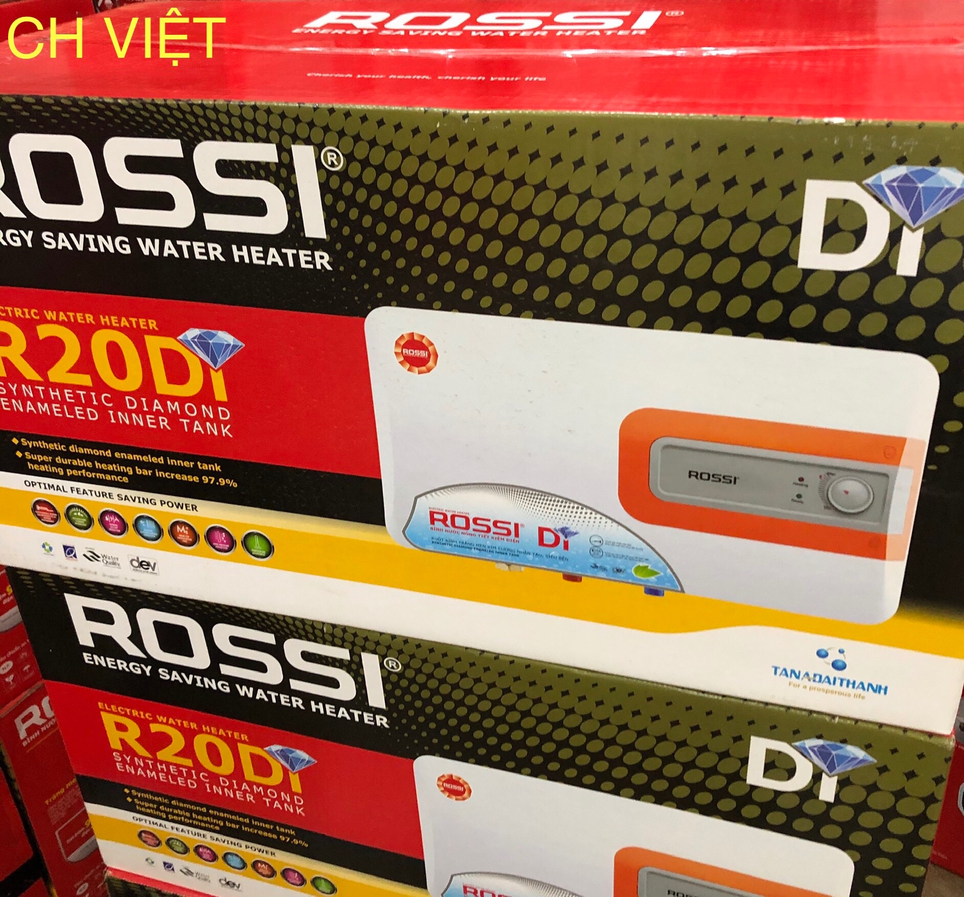 Bình nóng lạnh Rossi R20DI (20L)