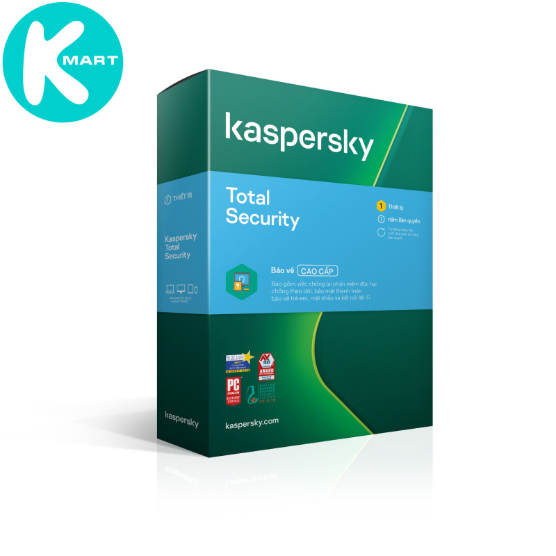 Bảng giá Phần mềm diệt Virus Kaspersky Total Security - Hàng Chính Hãng Phong Vũ