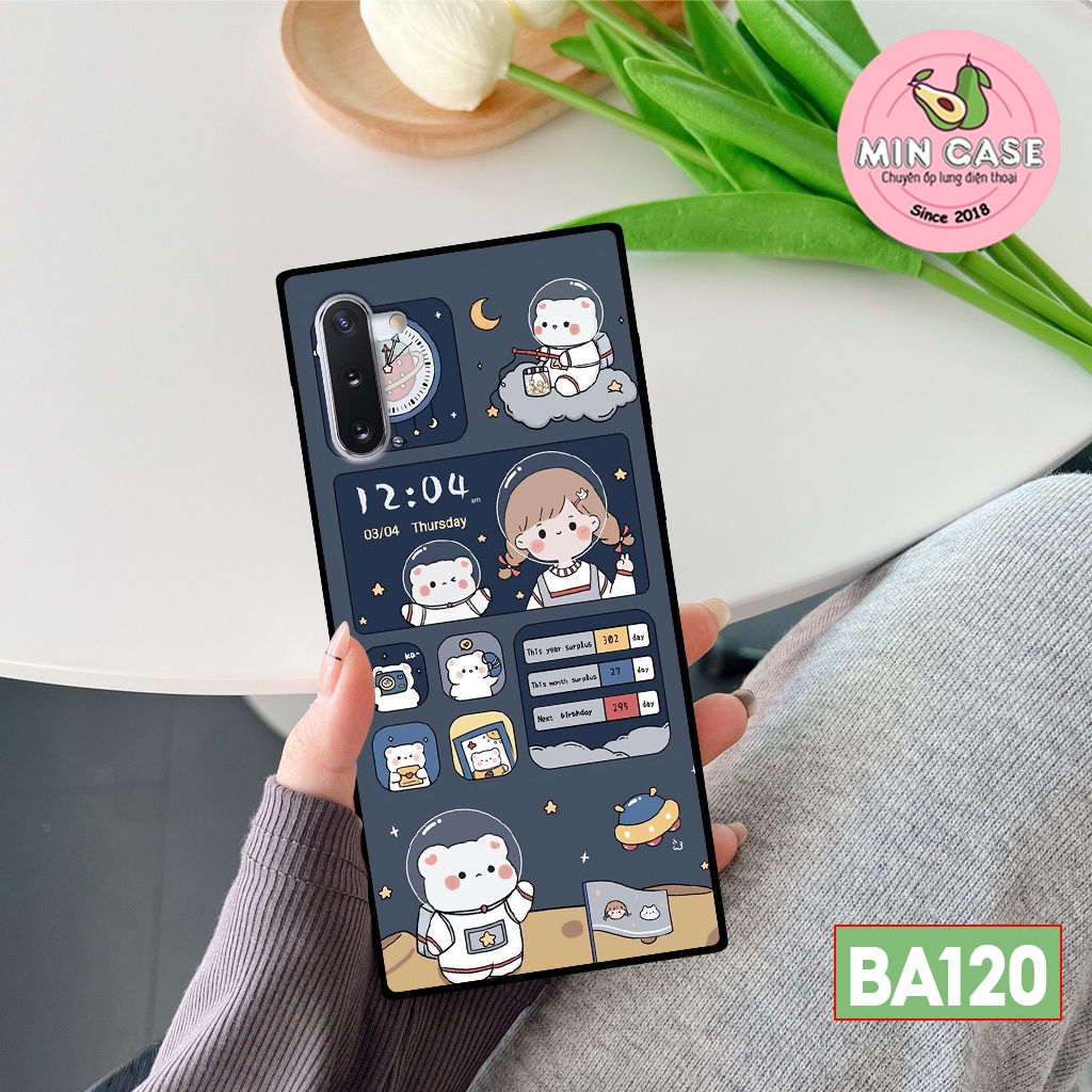 Ốp lưng samsung note 10 – note 10 plus hình phi hành gia, vũ trụ dễ thương rẻ bền đẹp
