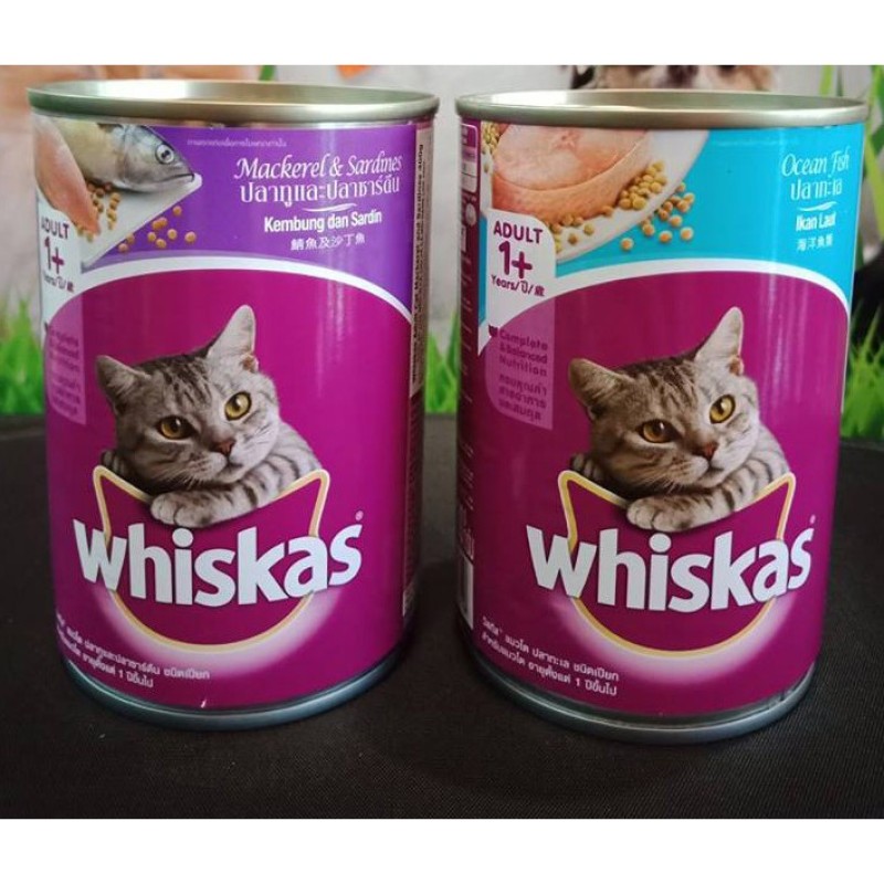 Pate WHISKAS lon cho mèo (400gr)