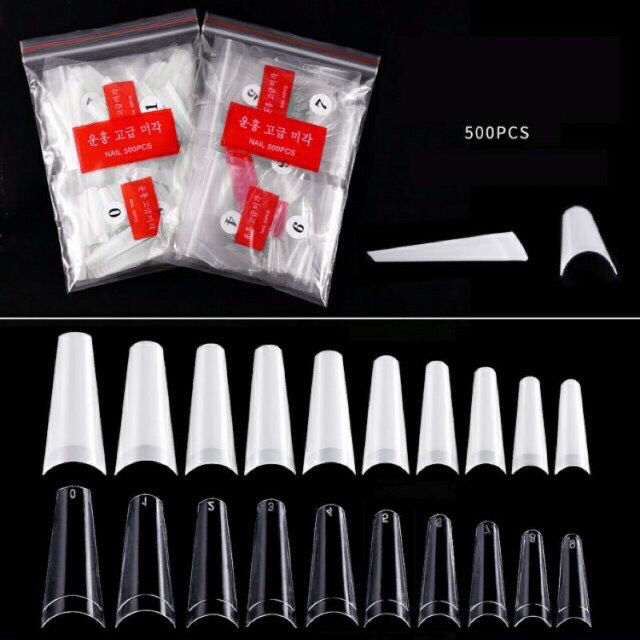 Móng Tip(móng nối) phôm thang đắp bột ,đắp gel