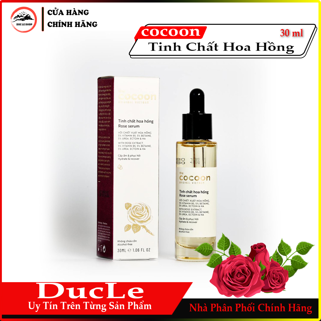 [HCM]Tinh chất Hoa  Hồng COCOON 30ml ( cấp ẩm & phục hồi )