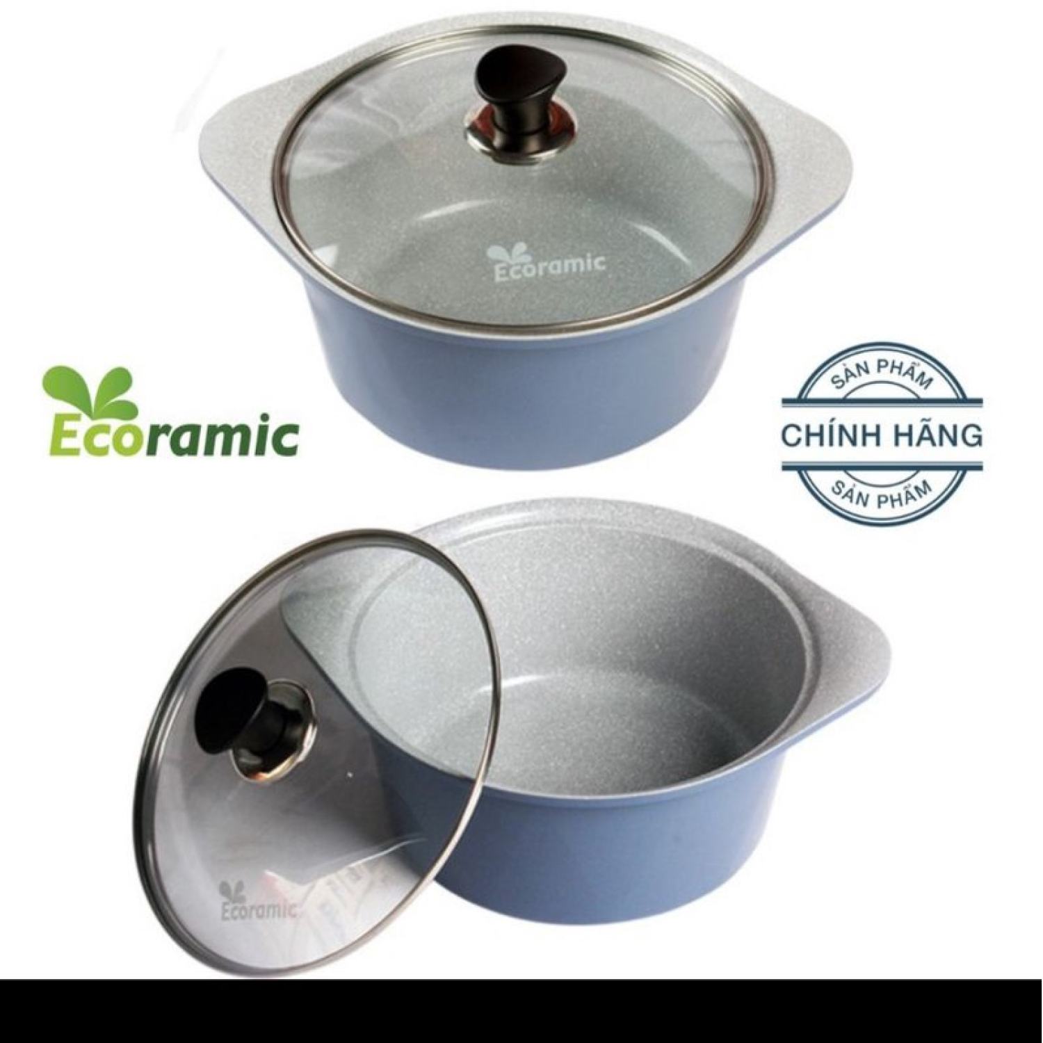 Nồi Đúc Vân Đá ECORAMIC HÀN QUỐC 16CM