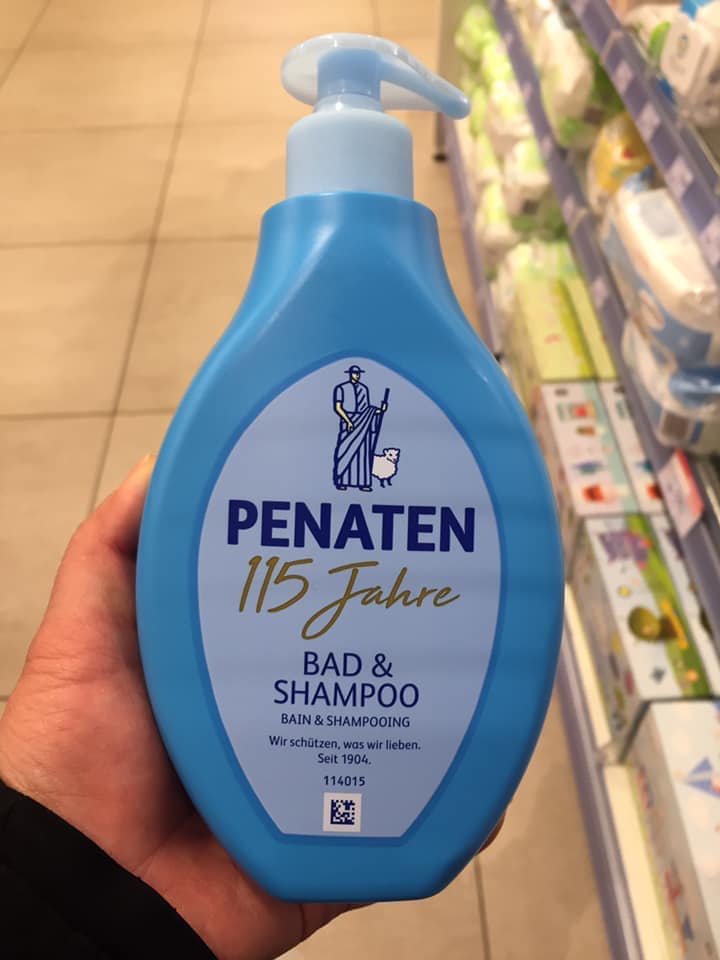 [Freeship]Sữa Tắm Gội Chống Cảm Cúm Penaten BAD & Shampoo Chai 400ml Đức