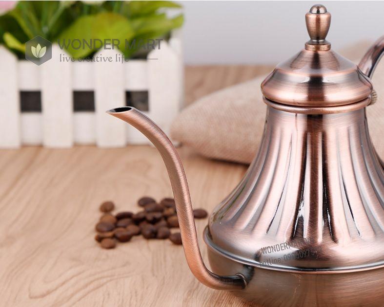 Ấm nước pha cà phê Drip V60 L-Beans 450ml phong cách cổ điển
