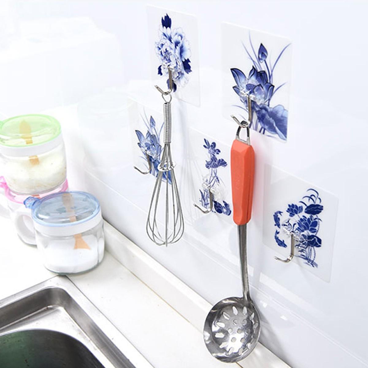[HCM]Combo 10 Móc dán tường 3D siêu chắc