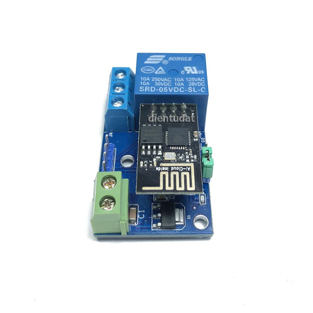 [HCM]HTC-Tech Mạch 1 Relay Điều Khiển Qua Wifi ESP8266 - 5V