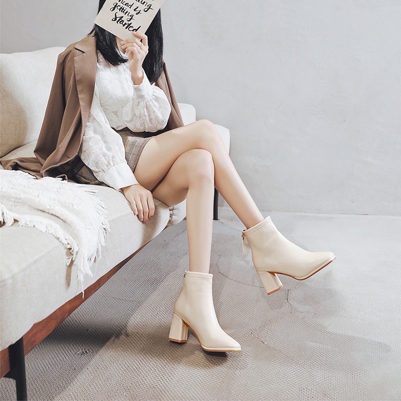 BỐT NỮ KHÓA DA MỀM MÃ 2809SIÊU ĐẸP, HOT TREND 5 PHÂN
