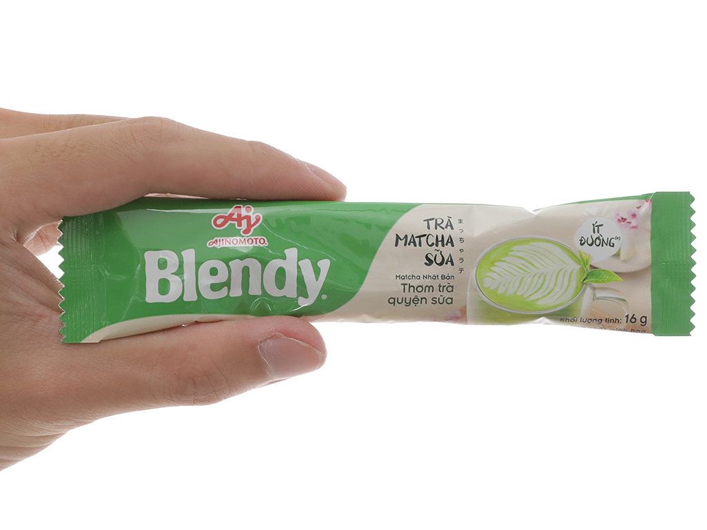 TRÀ SỮA BLENDY MATCHA ÍT ĐƯỜNG HỘP 10 GÓI x 16GR - 70632