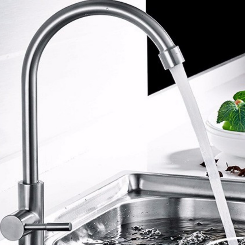 Vòi rửa chén bát inox 206806