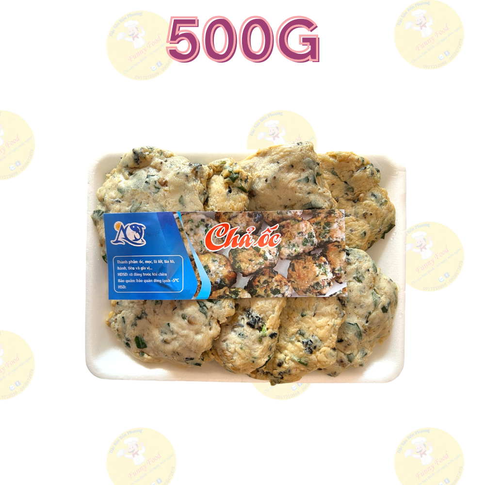 [ HOÀN TIỀN 10% ]Chả Ốc Ngon – Chả Ốc Chiên, Hấp – [Ship Hỏa Tốc HCM] – Funnyfood