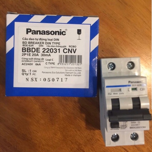 Át chống giật 2p 16, 20a panasonic
