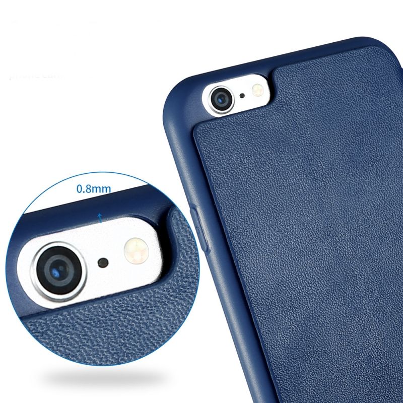 Bao da X-level iphone 6/6s thời trang, Tặng kính cường lực