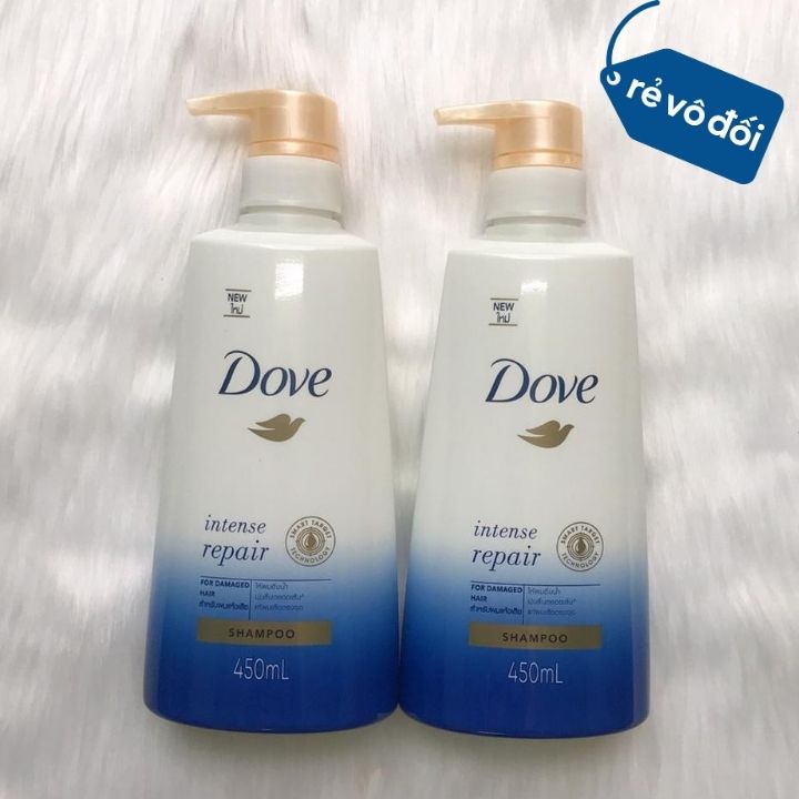 Dầu gội đầu cho tóc hư tổn dove intense repair 450ml thái lan