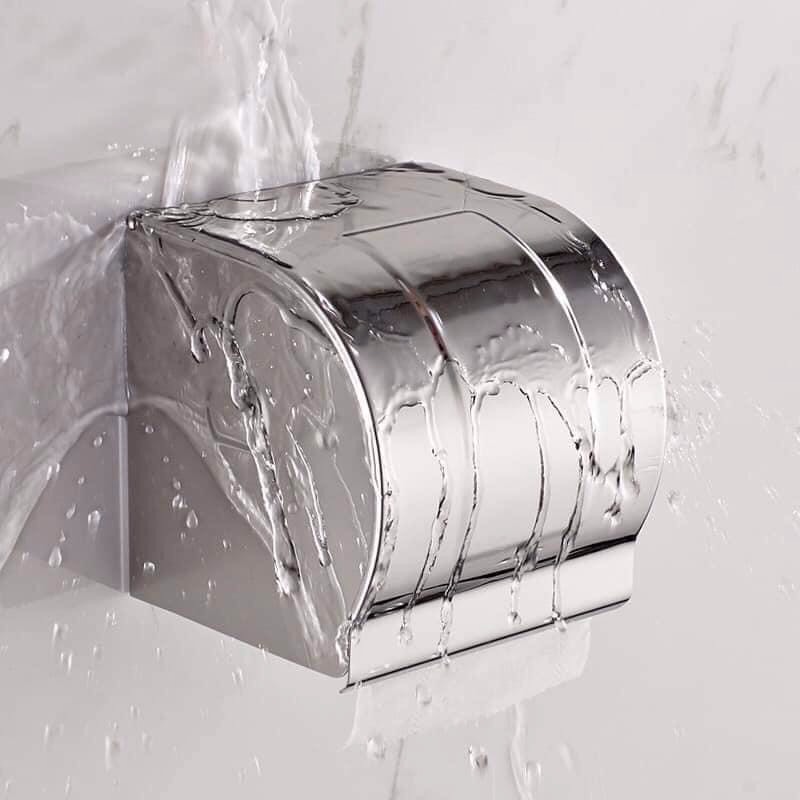 ĐÁNH BÓNG SIÊU ĐẸP Hộp Đựng Giấy Vệ Sinh Bằng INOX gắn tường trong nhà tắmnhà vệ sinh HG5 HỘP GIẤY BÓNG