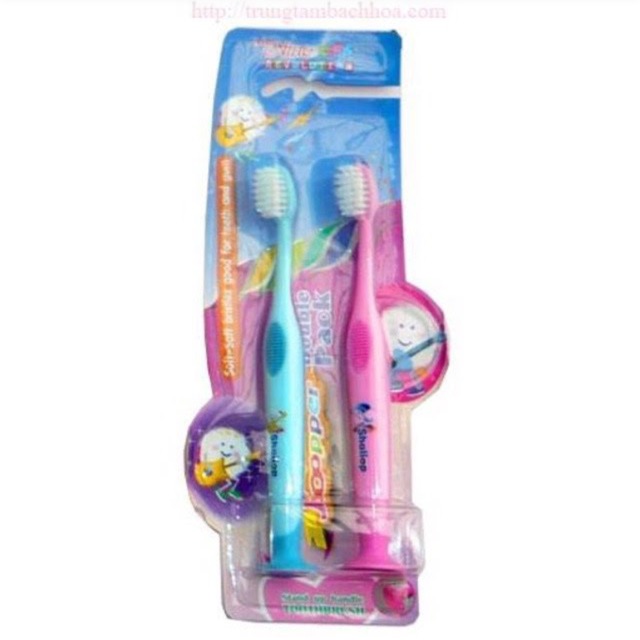 Bàn chải đánh răng trẻ em Nine Joopper Thái Lan Set 2 cái