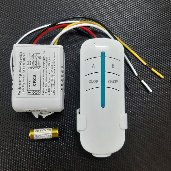 Công tắc đèn điều khiển từ xa Rf 2 cổng
